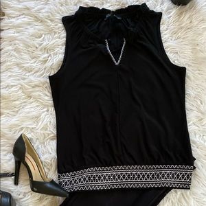 White House Black Market Sleeveless Blouse